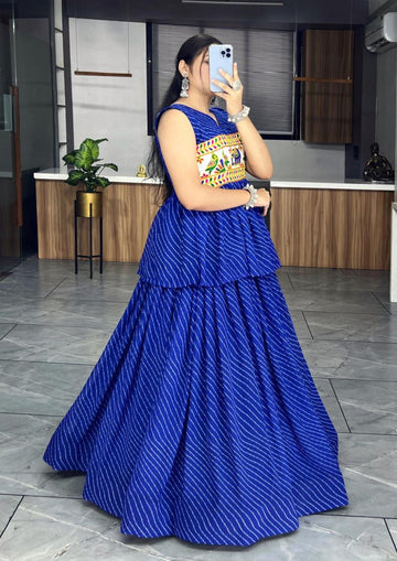 Ethnic Women Lehenga With Kediya Sets