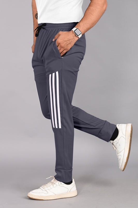 Men's Dark Grey Color Track Pants