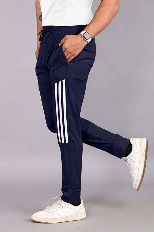 Men's Blue Color Track Pants