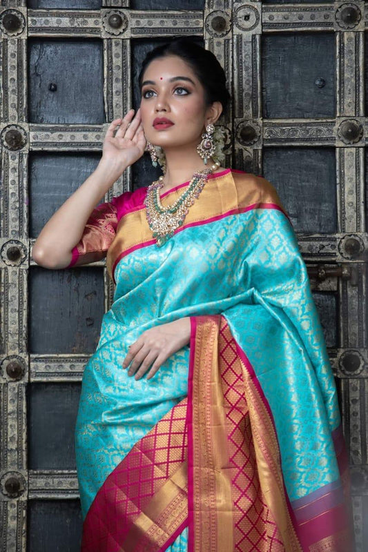 elegantly decorated with gorgeous Solid Jacquard weave that gives a perfect look to the outfit