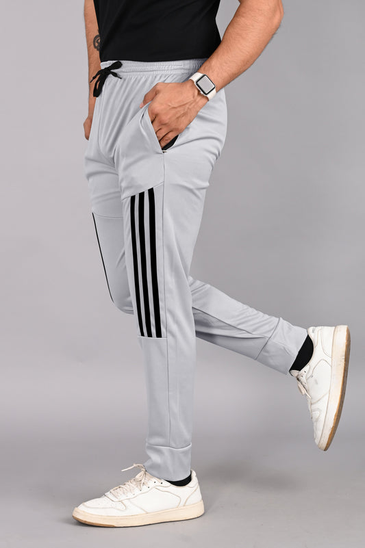 Men's Light Grey Color Track Pants